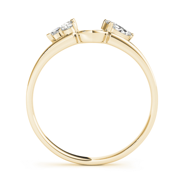  Ladies Wraps & Insert Wedding Bands 1/5 Carat Total Weight   (Lab-Created) 0.22 C.T.W 10K yellow, white or rose gold - view 4