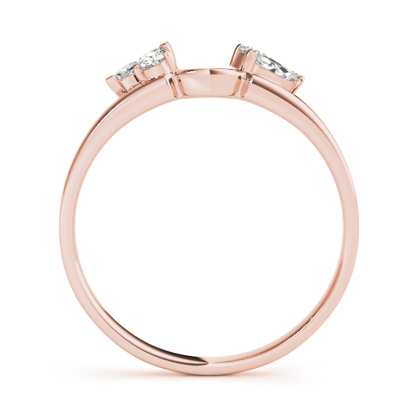  Ladies Wraps & Insert Wedding Bands 1/5 Carat Total Weight   (Lab-Created) 0.22 C.T.W 10K yellow, white or rose gold - view 6