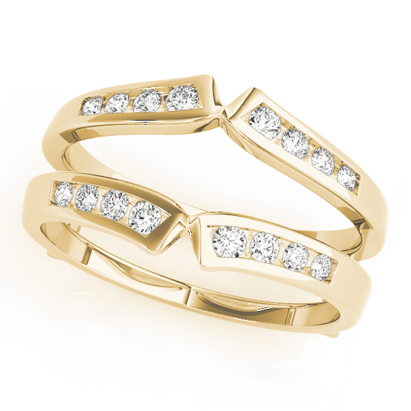  Ladies Channel Set Diamond Ring Insert Band 1/5 Carat Total Weight   (Lab-Created) 0.22 C.T.W 10K yellow, white or rose gold - view 3