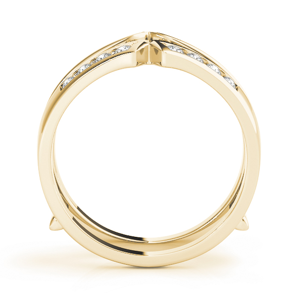  Ladies Channel Set Diamond Ring Insert Band 1/5 Carat Total Weight   (Lab-Created) 0.22 C.T.W 10K yellow, white or rose gold - view 4