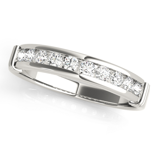 Channel Set Wedding Band | USA Jewels
