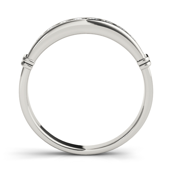  Ladies Channel Set Wedding Band 1/5 Carat Total Weight   (Lab-Created) 0.20 C.T.W 10K yellow, white or rose gold - view 2