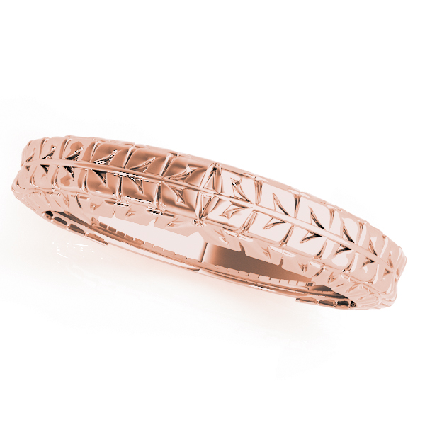  Vintage Filigree Wedding Band 2.8 MM Width Unknown Friendly Weight 10K yellow, white or rose gold - view 5