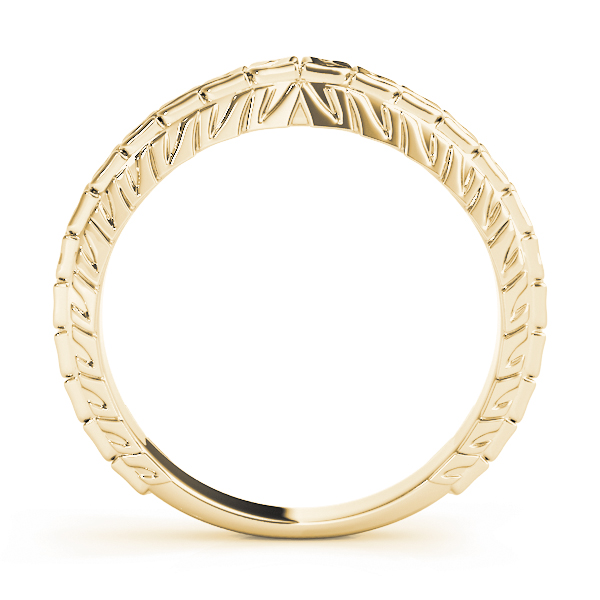  Vintage Filigree Wedding Band 2.8 MM Width Unknown Friendly Weight 10K yellow, white or rose gold - view 4