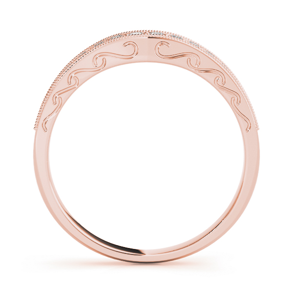  Ladies Wedding Diamond Pave Band 1/5 Carat Total Weight   (Lab-Created) 0.20 C.T.W 10K yellow, white or rose gold - view 6