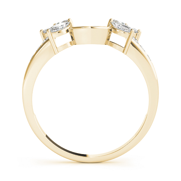  Ladies Nature Inspired Wraps & Inserts Wedding Bands 3/8 Carat Total Weight   (Lab-Created) 0.42 C.T.W 10K yellow, white or rose gold - view 4