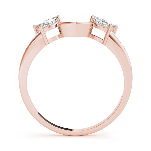  Ladies Nature Inspired Wraps & Inserts Wedding Bands 3/8 Carat Total Weight   (Lab-Created) 0.42 C.T.W 10K yellow, white or rose gold - view 6