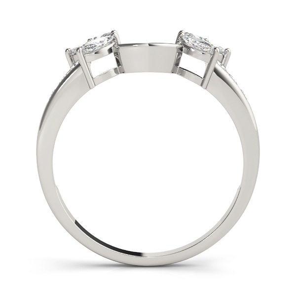  Ladies Nature Inspired Wraps & Inserts Wedding Bands 3/8 Carat Total Weight   (Lab-Created) 0.42 C.T.W 10K yellow, white or rose gold - view 2