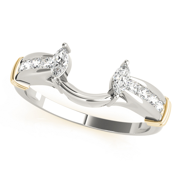  Ladies Diamond Wedding Band Insert 1/3 Carat Total Weight   (Lab-Created) 0.30 C.T.W 10K yellow, white or rose gold - view 3