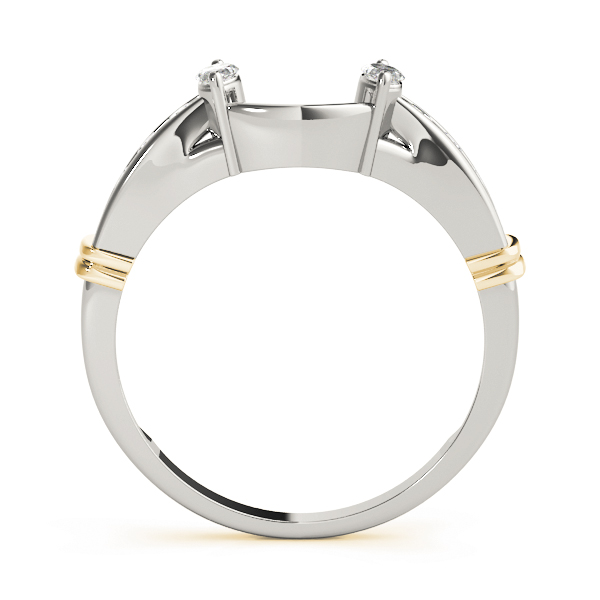  Ladies Diamond Wedding Band Insert 1/3 Carat Total Weight   (Lab-Created) 0.30 C.T.W 10K yellow, white or rose gold - view 4