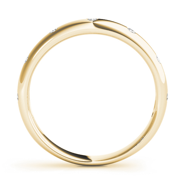  Ladies Stackable Bezel Set Fashion Band 1/10 Carat Total Weight 0.10  (Lab-Created) 0.10 C.T.W 10K yellow, white or rose gold - view 6