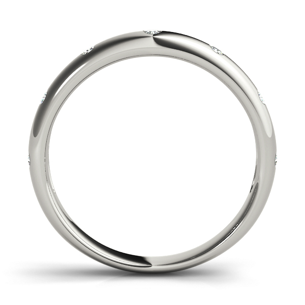  Ladies Stackable Bezel Set Fashion Band 1/10 Carat Total Weight 0.10  (Lab-Created) 0.10 C.T.W 10K yellow, white or rose gold - view 3