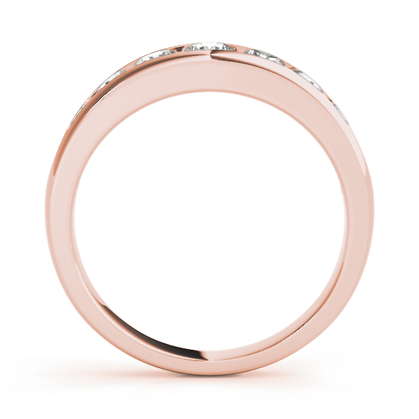  Ladies Channel Set Wedding Band .15 Carat Total Weight   (Lab-Created) 0.16 C.T.W 10K yellow, white or rose gold - view 6