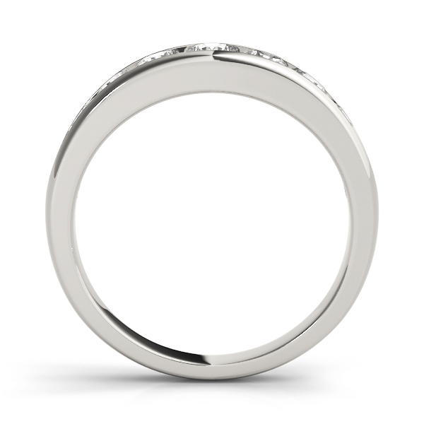  Ladies Channel Set Wedding Band .15 Carat Total Weight   (Lab-Created) 0.16 C.T.W 10K yellow, white or rose gold - view 2