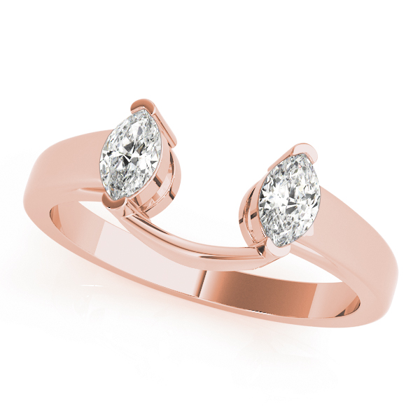  Ladies Diamond Wedding Band Wrap 3/8 Carat Total Weight   (Lab-Created) 0.40 C.T.W 10K yellow, white or rose gold - view 5