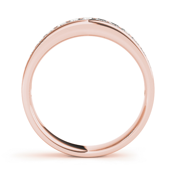  Ladies Channel Set Princess Cut Wedding Band 1.0 Carat Total Weight   (Lab-Created) 0.98 C.T.W 10K yellow, white or rose gold - view 6