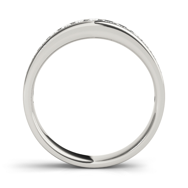  Ladies Channel Set Princess Cut Wedding Band 1.0 Carat Total Weight   (Lab-Created) 0.98 C.T.W 10K yellow, white or rose gold - view 2