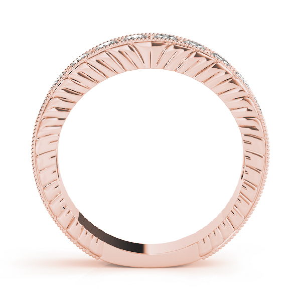  Ladies Channel Set Accented Wedding Band 1/3 Carat Total Weight   (Lab-Created) 0.34 C.T.W 10K yellow, white or rose gold - view 6