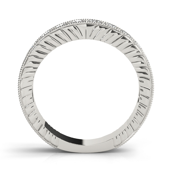  Ladies Channel Set Accented Wedding Band 1/3 Carat Total Weight   (Lab-Created) 0.34 C.T.W 10K yellow, white or rose gold - view 2