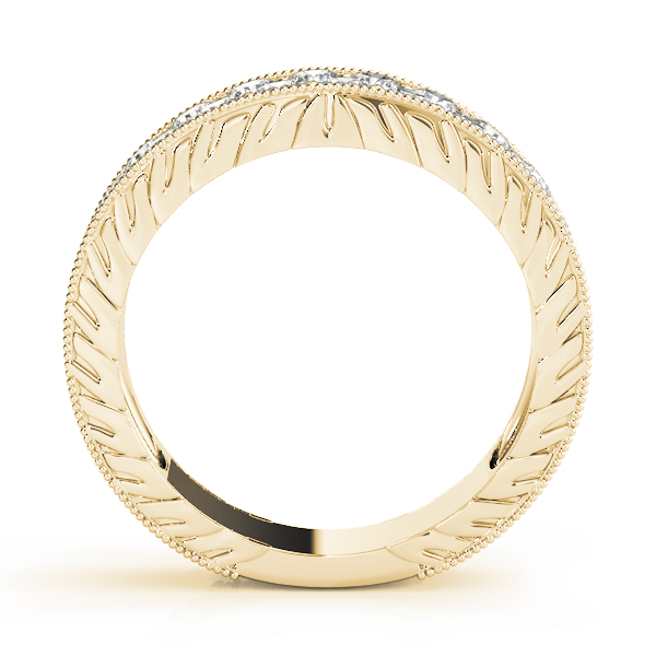  Ladies Diamond Wedding Pave Band 1/3 Carat Total Weight   (Lab-Created) 0.36 C.T.W 10K yellow, white or rose gold - view 4
