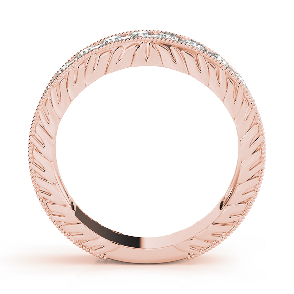  Ladies Diamond Wedding Pave Band 1/3 Carat Total Weight   (Lab-Created) 0.36 C.T.W 10K yellow, white or rose gold - view 6