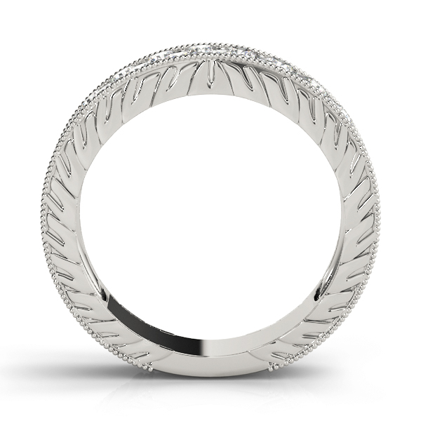  Ladies Diamond Wedding Pave Band 1/3 Carat Total Weight   (Lab-Created) 0.36 C.T.W 10K yellow, white or rose gold - view 2