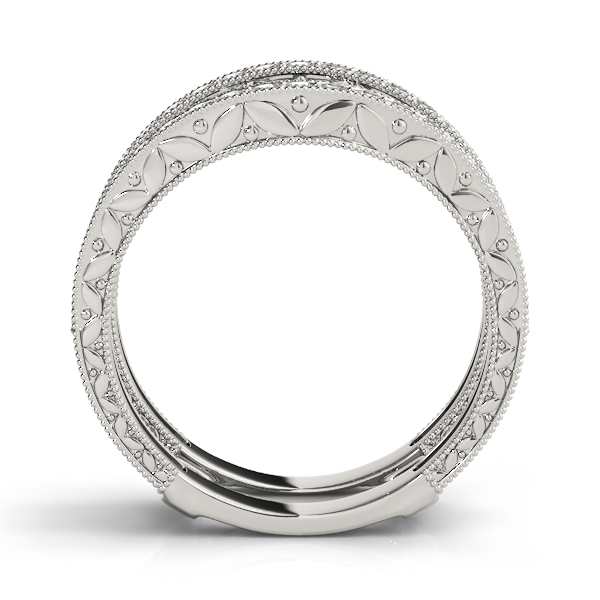  Ladies Wraps & Inserts Filigree Wedding Bands 3/8 Carat Total Weight   (Lab-Created) 0.42 C.T.W 10K yellow, white or rose gold - view 2