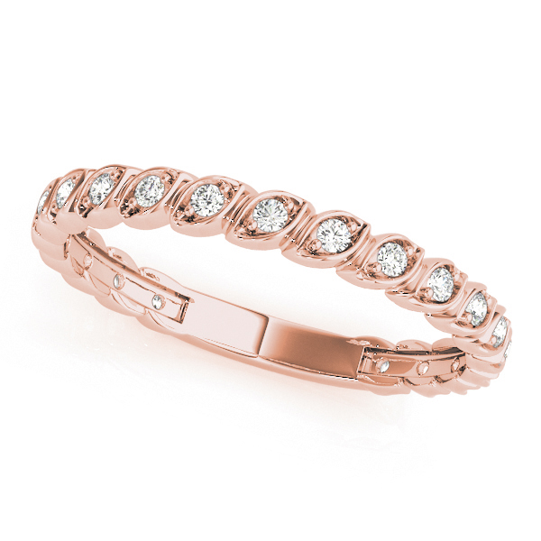  Ladies Prong Set Wedding Band .15 Carat Total Weight   (Lab-Created) 0.15 C.T.W 10K yellow, white or rose gold - view 8