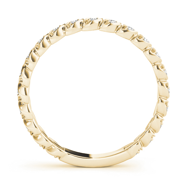 Ladies Prong Set Wedding Band .15 Carat Total Weight   (Lab-Created) 0.15 C.T.W 10K yellow, white or rose gold - view 6