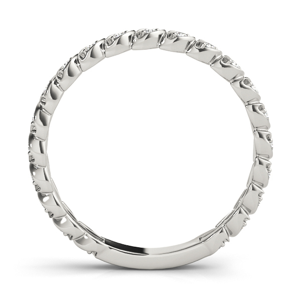  Ladies Prong Set Wedding Band .15 Carat Total Weight   (Lab-Created) 0.15 C.T.W 10K yellow, white or rose gold - view 3