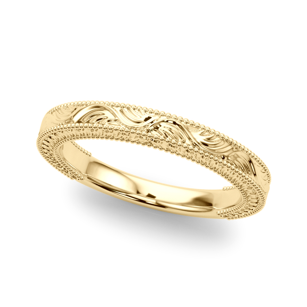  Wedding Band  Unknown Friendly Weight 10K yellow, white or rose gold - view 5