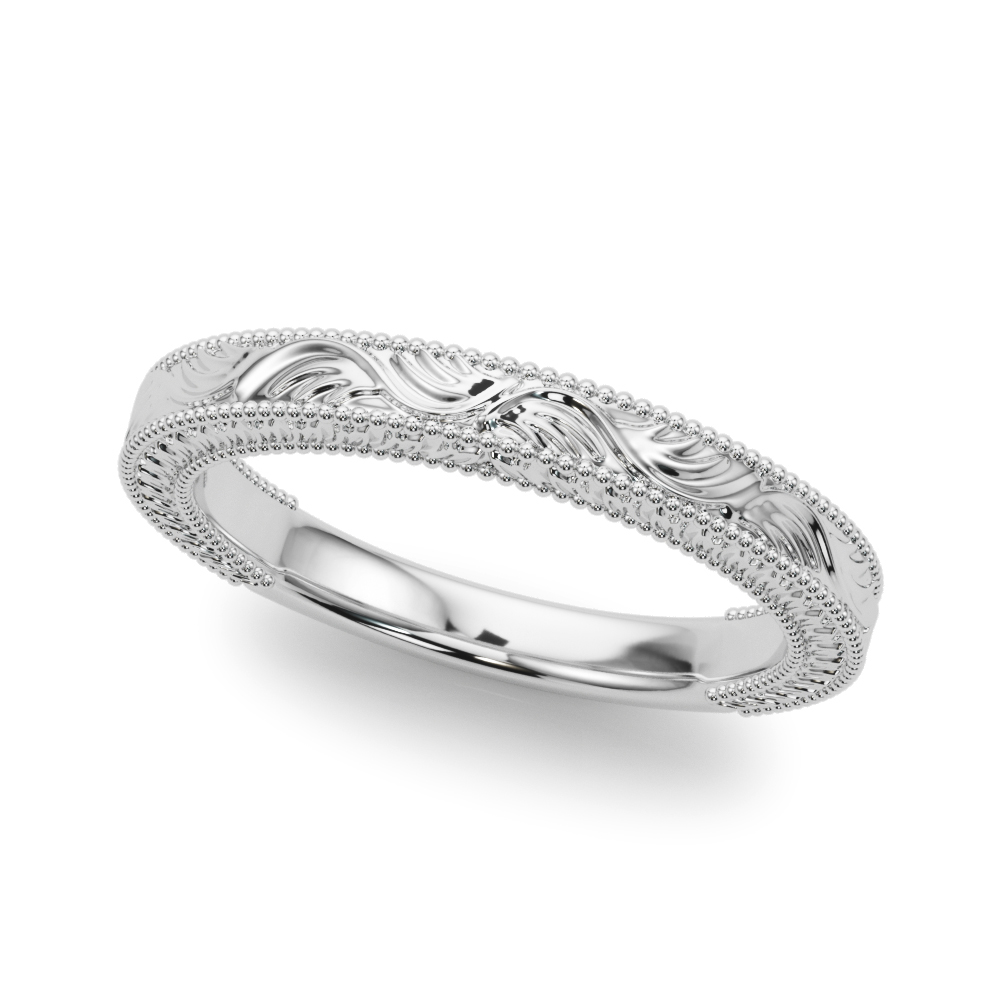  Wedding Band  Unknown Friendly Weight 10K yellow, white or rose gold - view 2