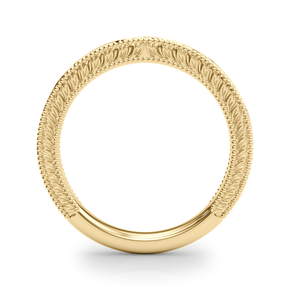  Wedding Band  Unknown Friendly Weight 10K yellow, white or rose gold - view 8