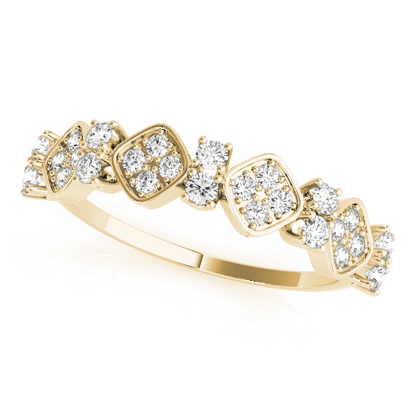  Ladies Prong Set Stackable Wedding Bands 1/3 Carat Total Weight   (Lab-Created) 0.36 C.T.W 10K yellow, white or rose gold - view 4