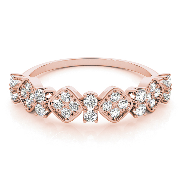  Ladies Prong Set Stackable Wedding Bands 1/3 Carat Total Weight   (Lab-Created) 0.36 C.T.W 10K yellow, white or rose gold - view 9