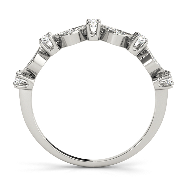 Ladies Prong Set Stackable Wedding Bands 1/3 Carat Total Weight   (Lab-Created) 0.36 C.T.W 10K yellow, white or rose gold - view 3