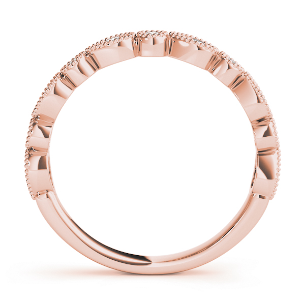  Ladies Alternating Pear & Round Diamond Band .15 Carat Total Weight   (Lab-Created) 0.16 C.T.W 10K yellow, white or rose gold - view 13
