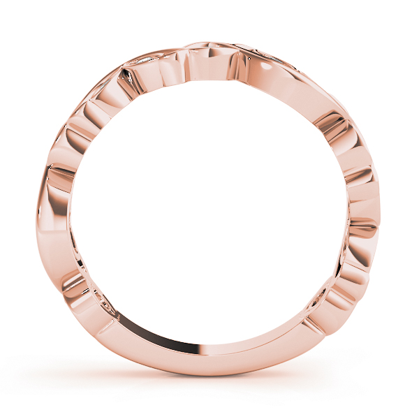  Ladies Nature Inspired Floral Stackable Wedding Bands 1/5 Carat Total Weight   (Lab-Created) 0.23 C.T.W 10K yellow, white or rose gold - view 10