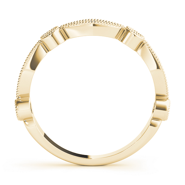  Ladies Stackable Milgrain Band .15 Carat Total Weight   (Lab-Created) 0.15 C.T.W 10K yellow, white or rose gold - view 6