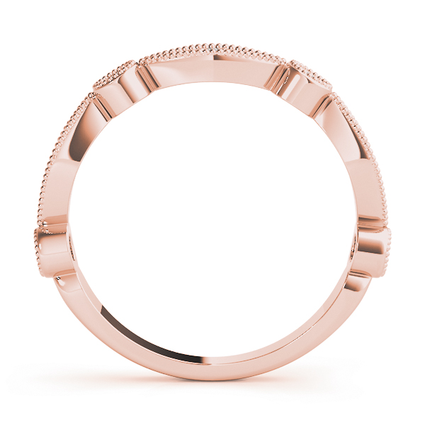  Ladies Stackable Milgrain Band .15 Carat Total Weight   (Lab-Created) 0.15 C.T.W 10K yellow, white or rose gold - view 10