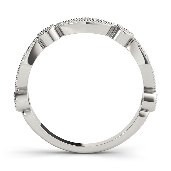  Ladies Stackable Milgrain Band .15 Carat Total Weight   (Lab-Created) 0.15 C.T.W 10K yellow, white or rose gold - view 3