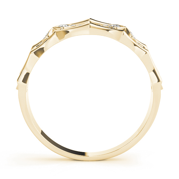  Ladies Dimond Stackable Fashion Ring Band 1/10 Carat Total Weight   (Lab-Created) 0.08 C.T.W 10K yellow, white or rose gold - view 6