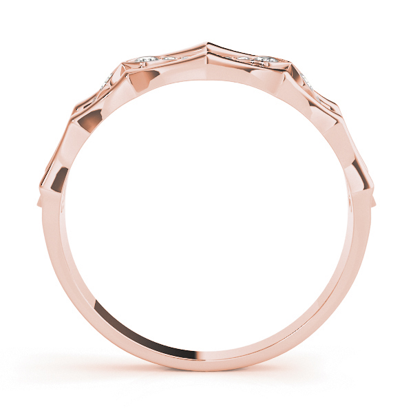  Ladies Dimond Stackable Fashion Ring Band 1/10 Carat Total Weight   (Lab-Created) 0.08 C.T.W 10K yellow, white or rose gold - view 10