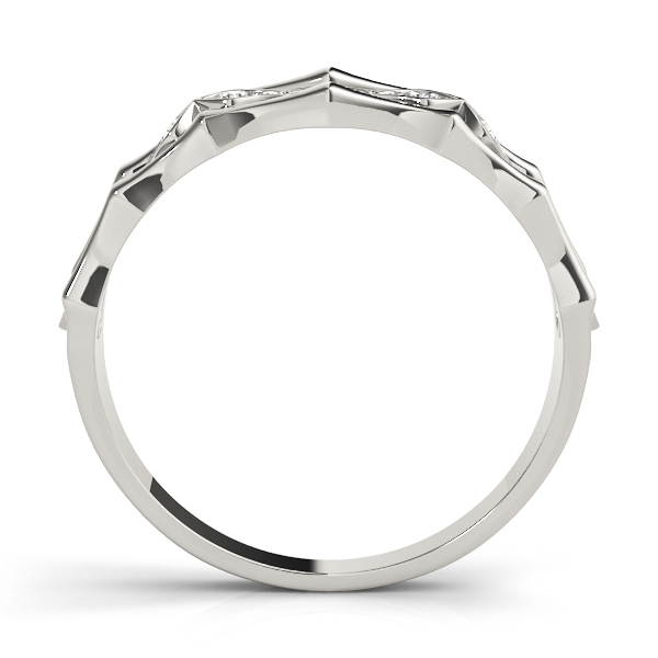  Ladies Dimond Stackable Fashion Ring Band 1/10 Carat Total Weight   (Lab-Created) 0.08 C.T.W 10K yellow, white or rose gold - view 3