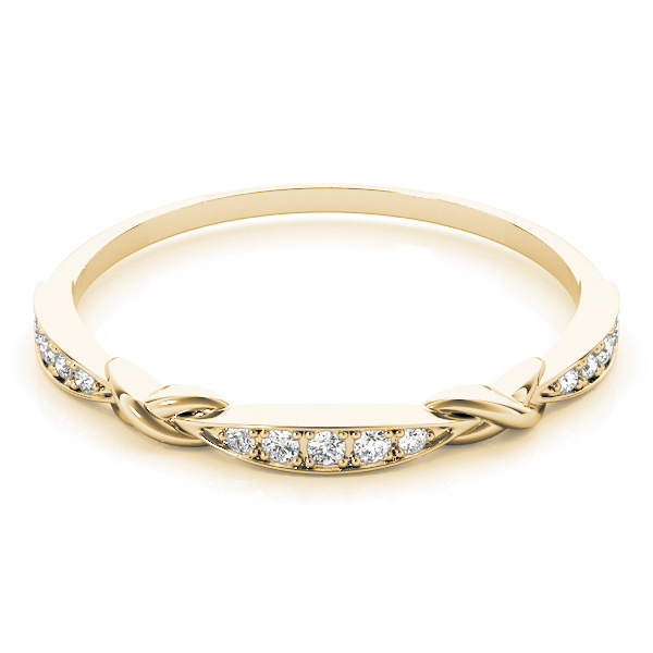  Ladies Stackable Vintage Inspired Band 1/10 Carat Total Weight   (Lab-Created) 0.06 C.T.W 10K yellow, white or rose gold - view 5