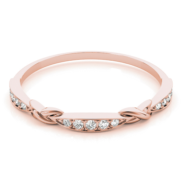  Ladies Stackable Vintage Inspired Band 1/10 Carat Total Weight   (Lab-Created) 0.06 C.T.W 10K yellow, white or rose gold - view 9