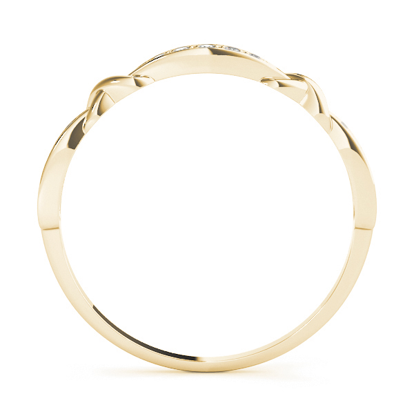  Ladies Stackable Vintage Inspired Band 1/10 Carat Total Weight   (Lab-Created) 0.06 C.T.W 10K yellow, white or rose gold - view 6