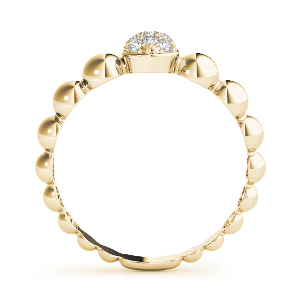  Ladies Stackable Fashion Band 1/10 Carat Total Weight   (Lab-Created) 0.06 C.T.W 10K yellow, white or rose gold - view 6