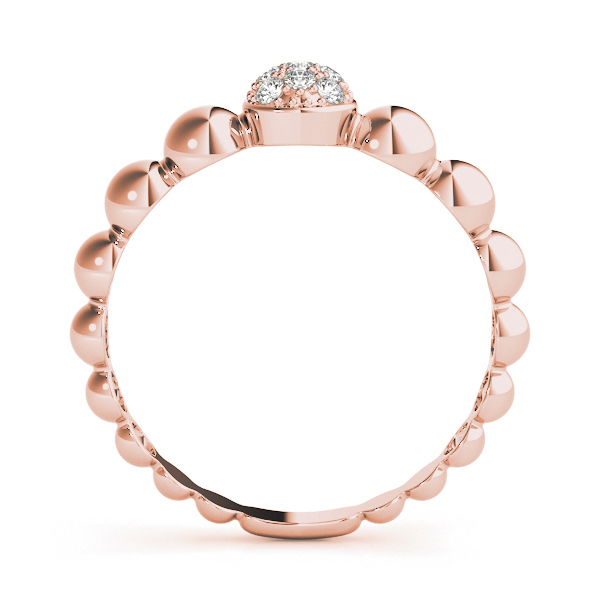  Ladies Stackable Fashion Band 1/10 Carat Total Weight   (Lab-Created) 0.06 C.T.W 10K yellow, white or rose gold - view 10
