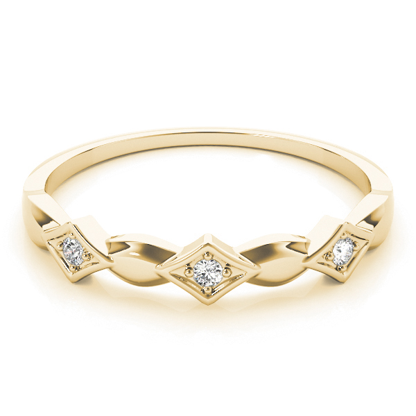  Ladies Stackable Fashion Band 0.03 Carat Total Weight  0.03 C.T.W 10K yellow, white or rose gold - view 5